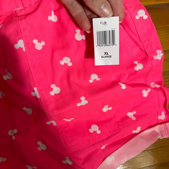 Disney Parks Hot Pink Mickey Mouse Print Shorts - Picture 2 of 3